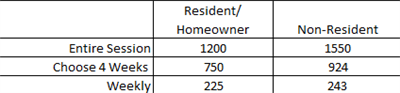 2023 Green Mountain Movers Pricing